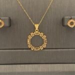 ⁦نصف طقم ذهب عيار 21 الوزن 2.96 جرام⁩ - الصورة ⁦4⁩