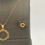 ⁦نصف طقم ذهب عيار 21 الوزن 2.96 جرام⁩ - الصورة ⁦3⁩
