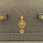 ⁦نصف طقم ذهب عيار 21 الوزن 3.35 جرام⁩ - الصورة ⁦4⁩