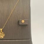 ⁦نصف طقم ذهب عيار 21 الوزن 2.10 جرام⁩ - الصورة ⁦3⁩