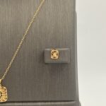 ⁦نصف طقم ذهب عيار 21 الوزن 2.10 جرام⁩ - الصورة ⁦3⁩