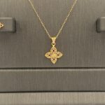 ⁦نصف طقم ذهب عيار 21 الوزن 2.36 جرام⁩ - الصورة ⁦4⁩