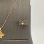 ⁦نصف طقم ذهب عيار 21 الوزن 2.36 جرام⁩ - الصورة ⁦3⁩