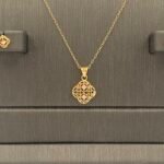 ⁦نصف طقم ذهب عيار 21 الوزن 2.37 جرام⁩ - الصورة ⁦4⁩