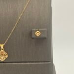 ⁦نصف طقم ذهب عيار 21 الوزن 2.37 جرام⁩ - الصورة ⁦3⁩