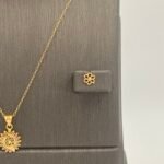 ⁦نصف طقم ذهب عيار 21 الوزن 2.13 جرام⁩ - الصورة ⁦3⁩