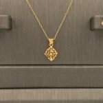 ⁦نصف طقم ذهب عيار 21 الوزن 2.33 جرام⁩ - الصورة ⁦2⁩