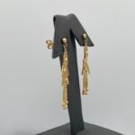 ⁦حلق ذهب عيار 18 الوزن 2.38 جرام⁩ - الصورة ⁦2⁩