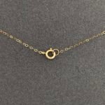 ⁦عقد تشوكر ذهب عيار 18 الوزن 0.89 جرام⁩ - الصورة ⁦3⁩