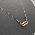 ⁦عقد ذهب عيار 18 الوزن 1.21 جرام⁩ - الصورة ⁦5⁩