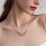 عقد ذهب عيار 18 الوزن 1.21 جرام