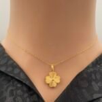 ⁦عقد ذهب عيار 21 الوزن 1.77 جرام⁩ - الصورة ⁦2⁩