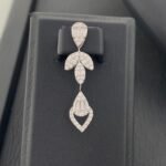 ⁦طقم ابيض ذهب عيار 18 الوزن 17.68 جرام⁩ - الصورة ⁦3⁩