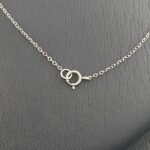 ⁦طقم ابيض ذهب عيار 18 الوزن 7.71 جرام⁩ - الصورة ⁦2⁩