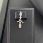 ⁦طقم ابيض ذهب عيار 18 الوزن 8.74 جرام⁩ - الصورة ⁦6⁩