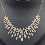 ⁦طقم ابيض ذهب عيار 18 الوزن 15.89 جرام⁩ - الصورة ⁦6⁩
