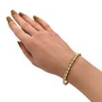 اسواره ذهب عيار 18 الوزن 3.85 جرام