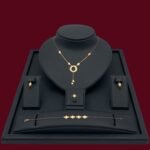 طقم ذهب عيار 21 الوزن 2.53 جرام