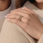 خاتم ذهب عيار 18 الوزن 2.16 جرام