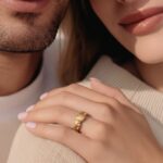 خاتم ذهب عيار 21 الوزن 1.65 جرام