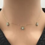 ⁦تشوكر ذهب عيار 18 الوزن 1.25 جرام⁩ - الصورة ⁦5⁩
