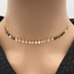 ⁦تشوكر ذهب عيار 21 الوزن 1.92 جرام⁩ - الصورة ⁦2⁩