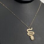 ⁦عقد ذهب عيار 18 الوزن 1.15 جرام⁩ - الصورة ⁦3⁩