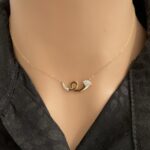 ⁦عقد ذهب عيار 18 الوزن 0.90 جرام⁩ - الصورة ⁦5⁩