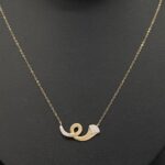 ⁦عقد ذهب عيار 18 الوزن 0.90 جرام⁩ - الصورة ⁦3⁩