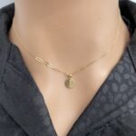 ⁦عقد ذهب عيار 18 الوزن 0.98 جرام⁩ - الصورة ⁦5⁩