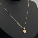 ⁦عقد ذهب عيار 18 الوزن 0.98 جرام⁩ - الصورة ⁦3⁩