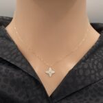 ⁦عقد ذهب عيار 18 الوزن 0.50 جرام⁩ - الصورة ⁦2⁩