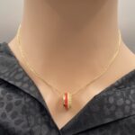 ⁦عقد ذهب عيار 18 الوزن 4.49 جرام⁩ - الصورة ⁦2⁩