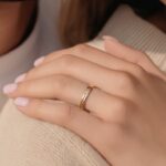 دبله ذهب عيار 21 الوزن 0.77 جرام