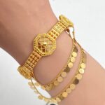 ⁦أسواره ذهب عيار 21 الوزن 14.83 جرام⁩ - الصورة ⁦2⁩