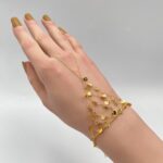 ⁦كف ذهب عيار 21 الوزن 3.19 جرام⁩ - الصورة ⁦3⁩