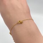 ⁦كف ذهب عيار 21 الوزن 3.19 جرام⁩ - الصورة ⁦2⁩