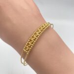 ⁦أسواره ذهب عيار 18 الوزن 6.55 جرام⁩ - الصورة ⁦2⁩