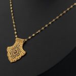⁦عقد ذهب عيار 21 الوزن 4.06 جرام⁩ - الصورة ⁦3⁩