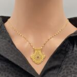 ⁦عقد ذهب عيار 21 الوزن 4.06 جرام⁩ - الصورة ⁦5⁩