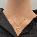 ⁦عقد ذهب عيار 21 الوزن 2.42 جرام⁩ - الصورة ⁦5⁩