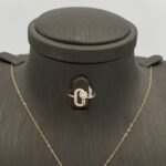 ⁦نصف طقم ذهب عيار 18 الوزن 2.20 جرام⁩ - الصورة ⁦2⁩