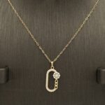 ⁦نصف طقم ذهب عيار 18 الوزن 2.20 جرام⁩ - الصورة ⁦3⁩
