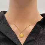⁦عقد ذهب عيار 21 الوزن 2.06 جرام⁩ - الصورة ⁦5⁩