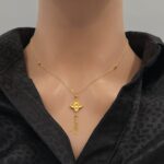 ⁦عقد ذهب عيار 21 الوزن 1.95 جرام⁩ - الصورة ⁦6⁩