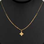 ⁦عقد ذهب عيار 21 الوزن 0.55 جرام⁩ - الصورة ⁦2⁩