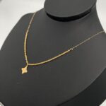 ⁦عقد ذهب عيار 21 الوزن 0.55 جرام⁩ - الصورة ⁦3⁩