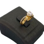 ⁦خاتم ذهب عيار 18 الوزن 1.82 جرام⁩ - الصورة ⁦3⁩